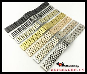 Dây Đồng Hồ Kim Loại 7 Hạt Size 22mm Màu Đen | 7H2202 5 Dây đồng hồ kim loại 7 hạt 03