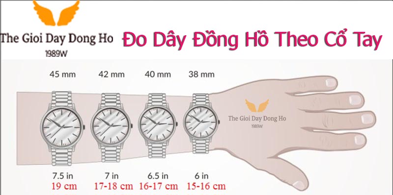 Đo size cổ tay cắt mamwts dây đồng hồ