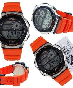 Đồng Hồ Nam Casio AE-1000W-4BVDF màu cam 2 casio AE 1000W 4BVDF 4