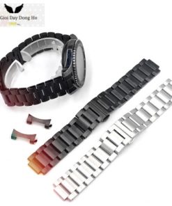 day dong ho kim loai 3 hat dau cong khoa buom mau den bac