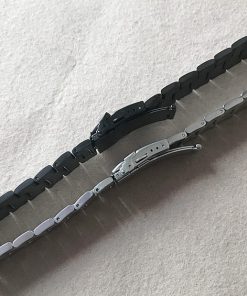 Dây Đồng Hồ Kim Loại Size 22mm Màu Bạc Seiko 5 1 day dong ho kim loai 3 hat khoa bam inox duc