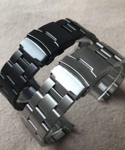 Dây Đồng Hồ Kim Loại Size 22mm Màu Bạc Seiko 5 5 day kim loai 3 hat khoa bam dau cong mau bac va den size 20mm 22mm