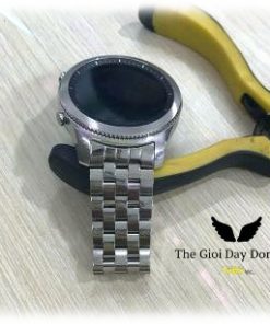 Dây Đồng Hồ Kim Loại Đầu Mo 5 Hạt Size 20mm Màu Bạc, Mo5H2001 1 thay day dong ho kim loai dau mo