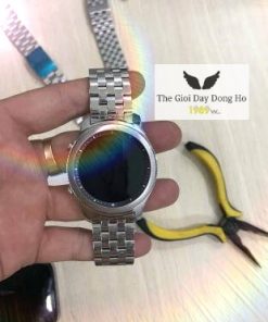 Dây Đồng Hồ Kim Loại Đầu Mo 5 Hạt Size 20mm Màu Bạc, Mo5H2001 4 thay day kim loai 5 hat mo mau bac