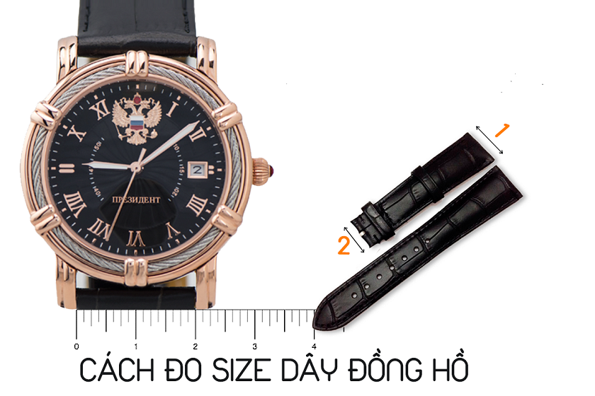 Dựa vào dây đồng hồ cũ để đo sao cho phù hợp với cổ tay nhất là cách đo size dây đồng hồ khá chuẩn